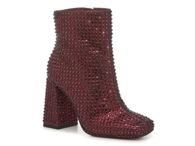 Jessica Simpson Luvrey Rhinestone Bootie In Multi