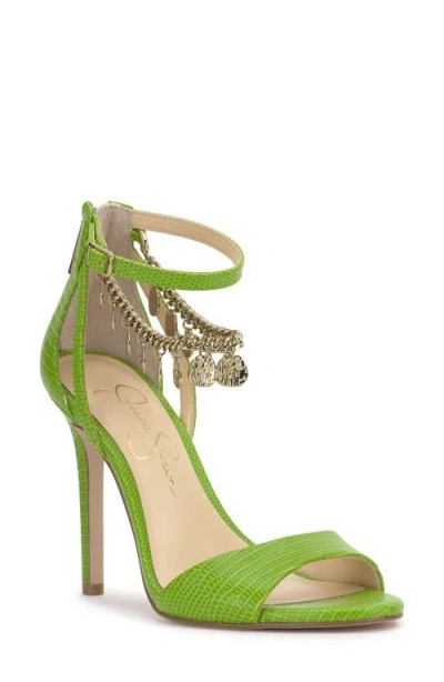 Jessica Simpson Jetser Ankle Strap Sandal In Green