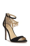 Jessica Simpson Jetser Chain Ankle Strap Sandal In Black