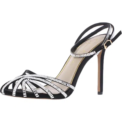Jessica Simpson Jileta Womens Shimmer Adjustable Dress Heels In Multi