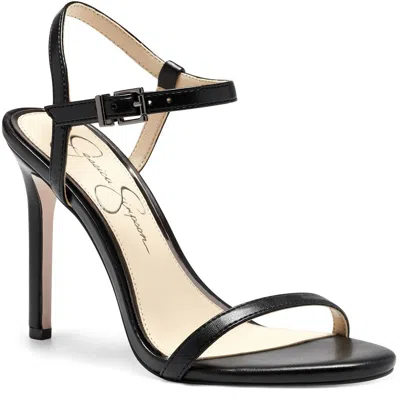 Jessica Simpson Jilni Womens Adjustable Stiletto Heels In Black
