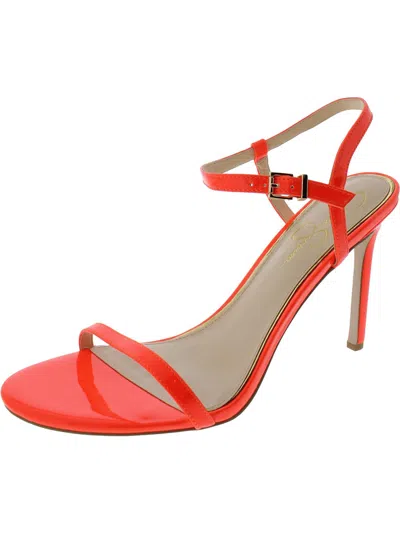 Jessica Simpson Jilni Womens Adjustable Stiletto Heels In Orange