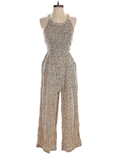 Pre-owned Jessica Simpson Jumpsuit In Gold