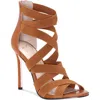 Jessica Simpson Jyra Womens Strappy Heels In Brown
