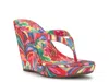 Jessica Simpson Jyseta Platform Wedge Flip Flop In Multi