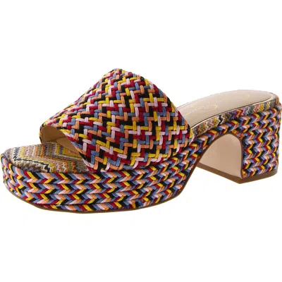 Jessica Simpson Kalyani Womens Block Heel Slip-on Platform Sandals