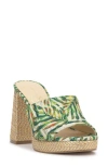 Jessica Simpson Kameena Platform Wedge Sandal In Green Mult