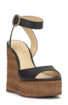 Jessica Simpson Kamindi Platform Wedge Sandal In Black