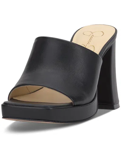 Jessica Simpson Kashet Platform Block-heel Dress Sandals In Black