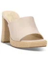 Jessica Simpson Kashet Platform Slide Sandal In Chalk