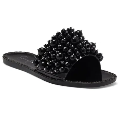 Jessica Simpson Kassime 2 Womens Open Toe Rhinestone Jelly Sandals In Multi