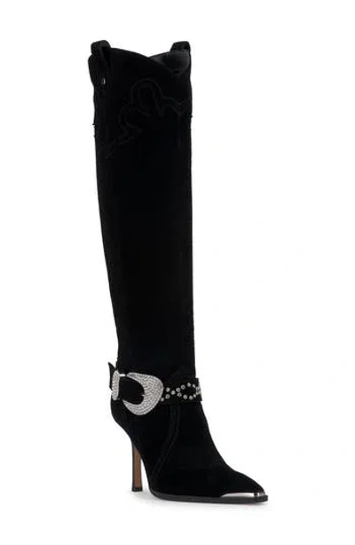 Jessica Simpson Kenzin Knee High Western Boot In Transparent