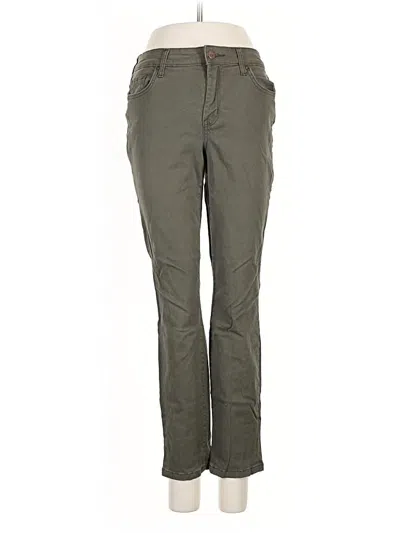 Pre-owned Jessica Simpson Khaki Pant In Green