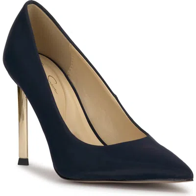 Jessica Simpson Kheloe Pointed Toe Pump In Blue
