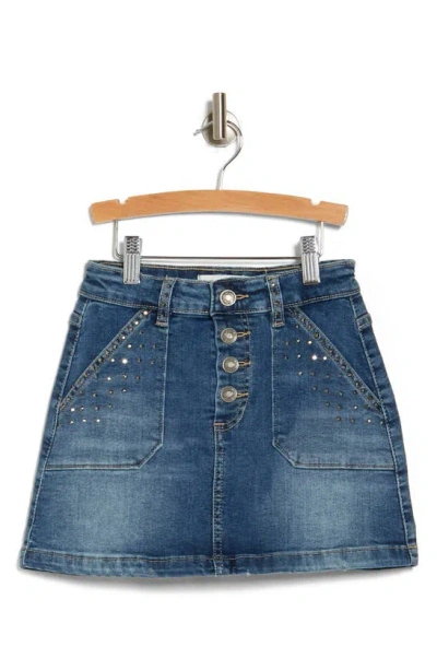 Jessica Simpson Kids' Denim Skirt In Med Dark W
