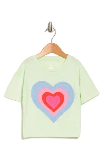 Jessica Simpson Kids' Graphic T-shirt In Green