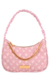 JESSICA SIMPSON KIDS' HEART PRINT SHOULDER BAG