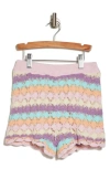 JESSICA SIMPSON JESSICA SIMPSON KIDS' OPEN STITCH SHORTS