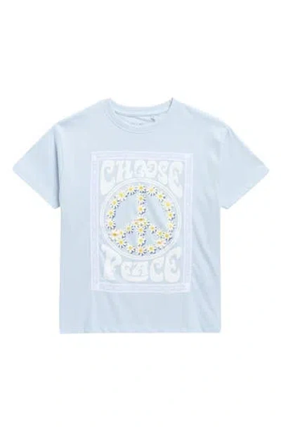 Jessica Simpson Kids' Oversize Graphic T-shirt In Blue