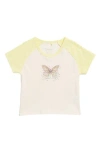 Jessica Simpson Kids' Ringer Graphic T-shirt In Yellow