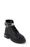 Jessica Simpson Little And Big Girls Rosa Brooch Moto Boot In Black