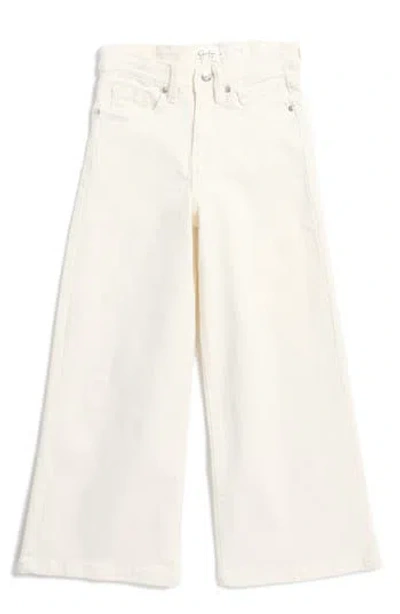 Jessica Simpson Kids' Stretch Denim Wide Leg Pants In White