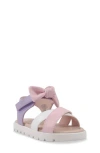 Jessica Simpson Little And Big Girls Tia Cross Sandal In Pink Multi