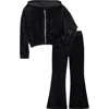Jessica Simpson Kids' Velour Lounge Set In Black