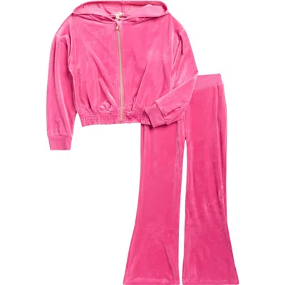 Jessica Simpson Kids' Velour Lounge Set In Pink