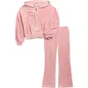 Jessica Simpson Kids' Velour Lounge Set In Multi