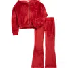 Jessica Simpson Kids' Velour Lounge Set In Red