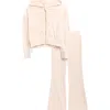 Jessica Simpson Kids' Velour Lounge Set In Neutral