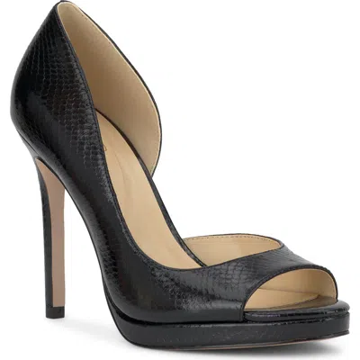 Jessica Simpson Kimli Half D'orsay Platform Pump In Black