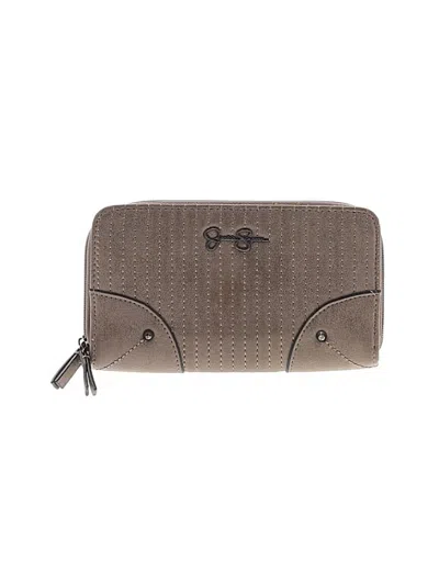 Pre-owned Jessica Simpson Leather Messenger In Brown