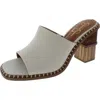 Jessica Simpson Lendrila Womens Block Heel Slip-on Heels In Multi