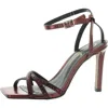 Jessica Simpson Leonah High Heel Sandal In Oxblood In Red