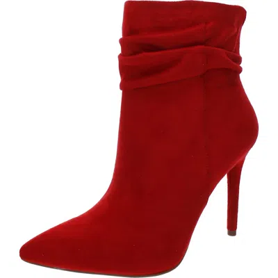 Jessica Simpson Lerona Womens Zipper Pointed Toe Booties In Multi