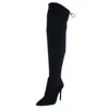 Jessica Simpson Lessy Womens Pointed Toe Over-the-knee Boots In Black