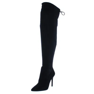 Jessica Simpson Lessy Womens Pointed Toe Over-the-knee Boots In Black