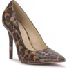 Jessica Simpson Levila Pointed Toe Pump In Brown