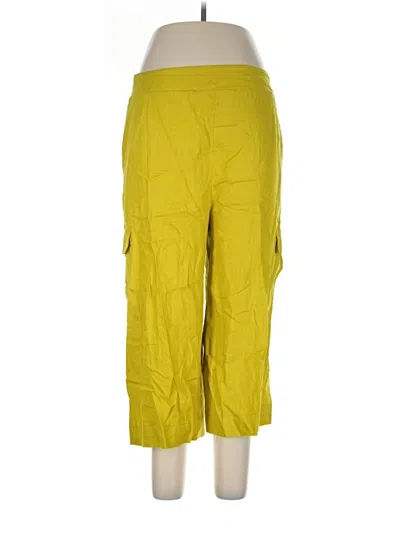 Pre-owned Jessica Simpson Linen Pants In Yellow