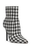 Jessica Simpson Lirya Pointed Toe Bootie In Black/ White