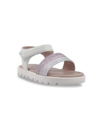 Jessica Simpson Kids' Little And Big Girls Tia Alima Sandal In White