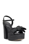 Jessica Simpson Lollien Ankle Strap Platform Sandal In Black