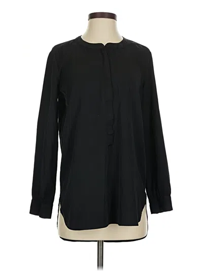 Pre-owned Jessica Simpson Long Sleeve Blouse In Black
