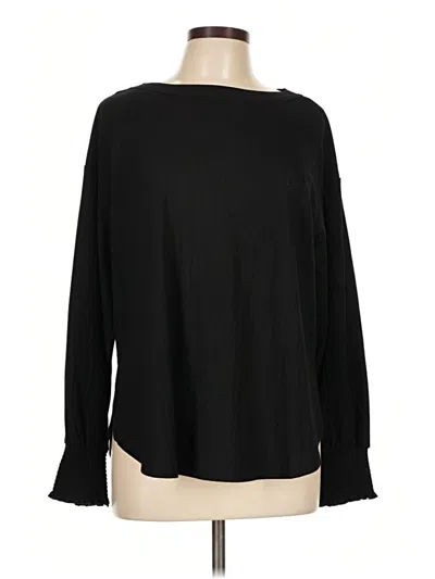 Pre-owned Jessica Simpson Long Sleeve Blouse In Black