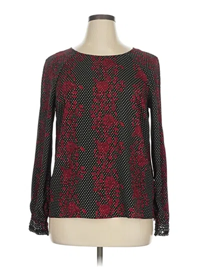 Pre-owned Jessica Simpson Long Sleeve Blouse In Red