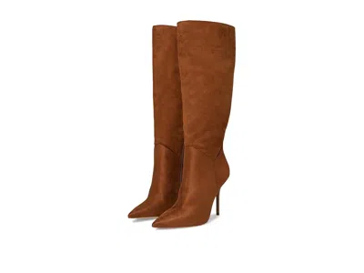 Jessica Simpson Lovienn Pointed Toe Wide Calf Knee Boots In Brown
