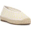 Jessica Simpson Lucciea Floral Embroidery Espadrille In White Multi