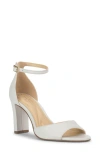 Jessica Simpson Luxcilla Block Heel Sandal In White